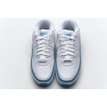 Get Nike Air Max 90 Undefeated White Blue Fury CJ7197-102