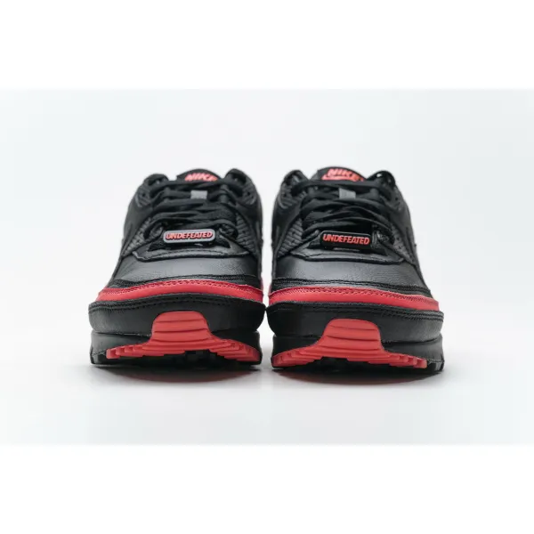 Get Nike Air Max 90 Undefeated Black Solar Red CJ7197-003