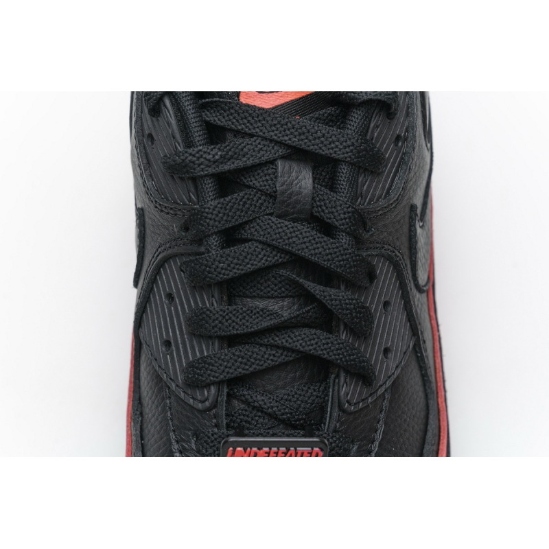 Get Nike Air Max 90 Undefeated Black Solar Red CJ7197-003