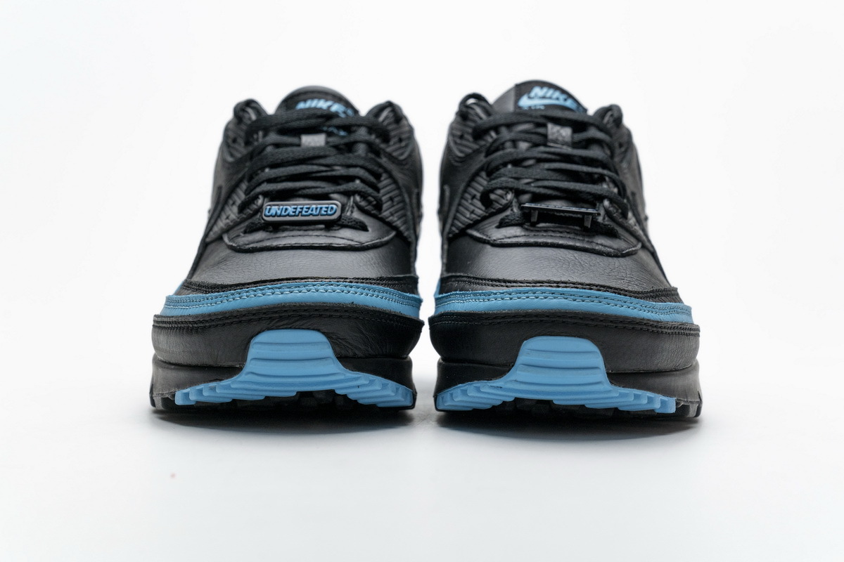 Get Nike Air Max 90 Undefeated Black Blue Fury CJ7197-002