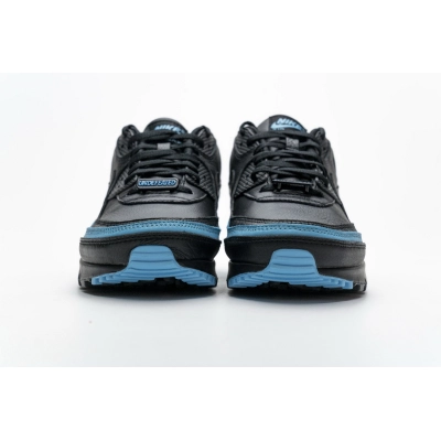 Get Nike Air Max 90 Undefeated Black Blue Fury CJ7197-002 02