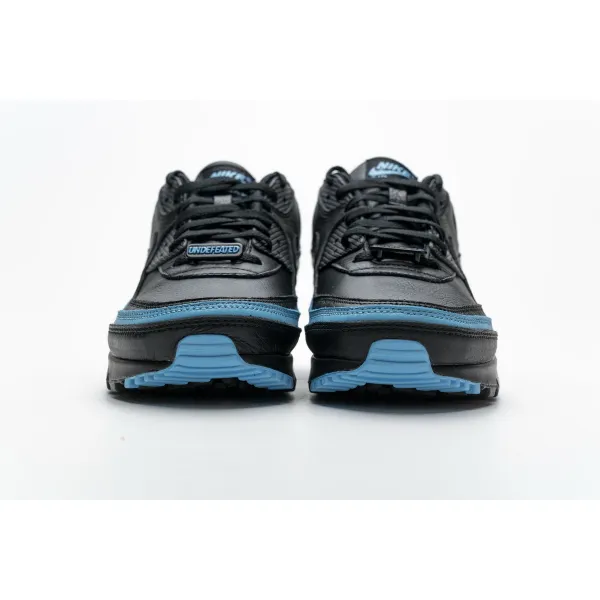 Get Nike Air Max 90 Undefeated Black Blue Fury CJ7197-002