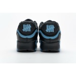 Get Nike Air Max 90 Undefeated Black Blue Fury CJ7197-002