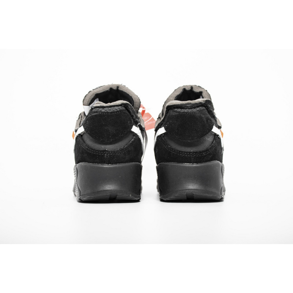 Get Nike Air Max 90 OFF-WHITE Black AA7293-001