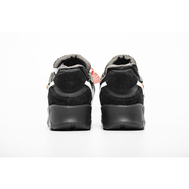 Get Nike Air Max 90 OFF-WHITE Black AA7293-001