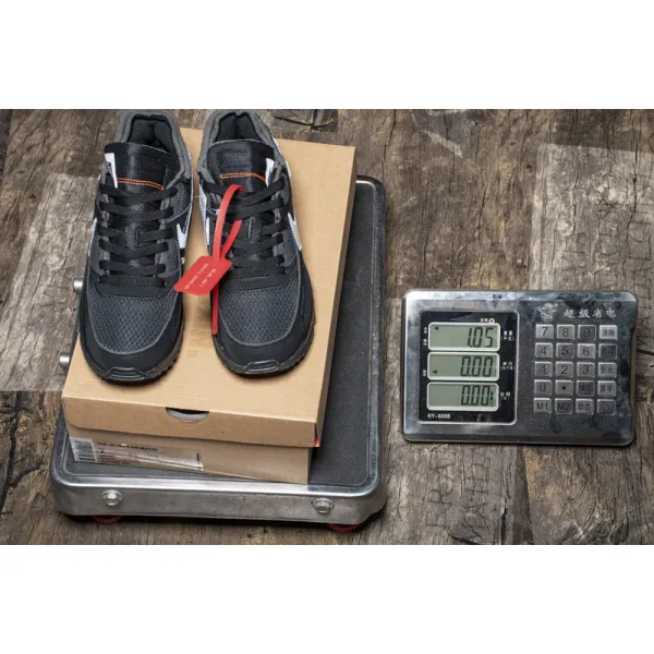 Get Nike Air Max 90 OFF-WHITE Black AA7293-001