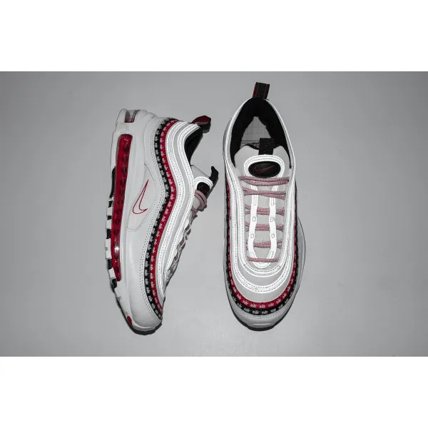 Get Nike Air Max 97 Sketch Logo White Black Red CK9397-100