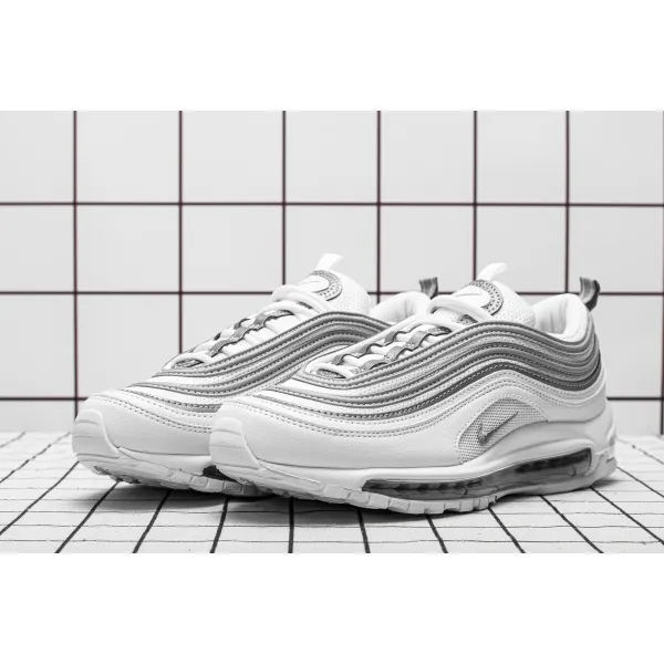 Get Nike Air Max 97 White Reflect Silver 921826-105