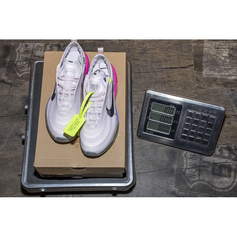 Get Nike Air Max 97 Off-White Elemental Rose Serena "Queen" AJ4585-600
