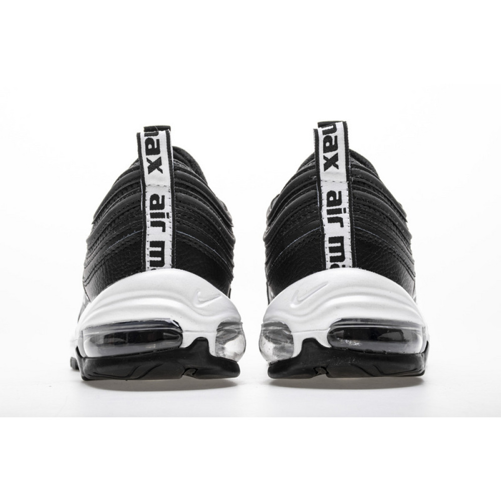 Get Nike Air Max 97 Swoosh Air Logos Black White AR7621-001