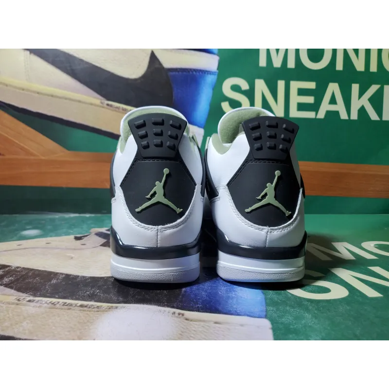 OG  Air Jordan 4 WMNS “Oil Green”Seafoam (W) AQ9129-103