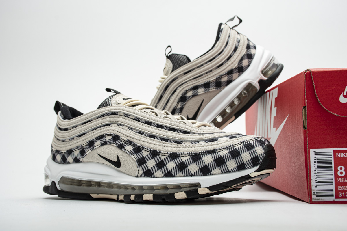 Get Nike Air Max 97 Plaid Light Cream 312834-201