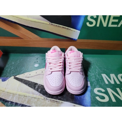 Get DUNK LOW GS 'TRIPLE PINK' DH9765-600 02