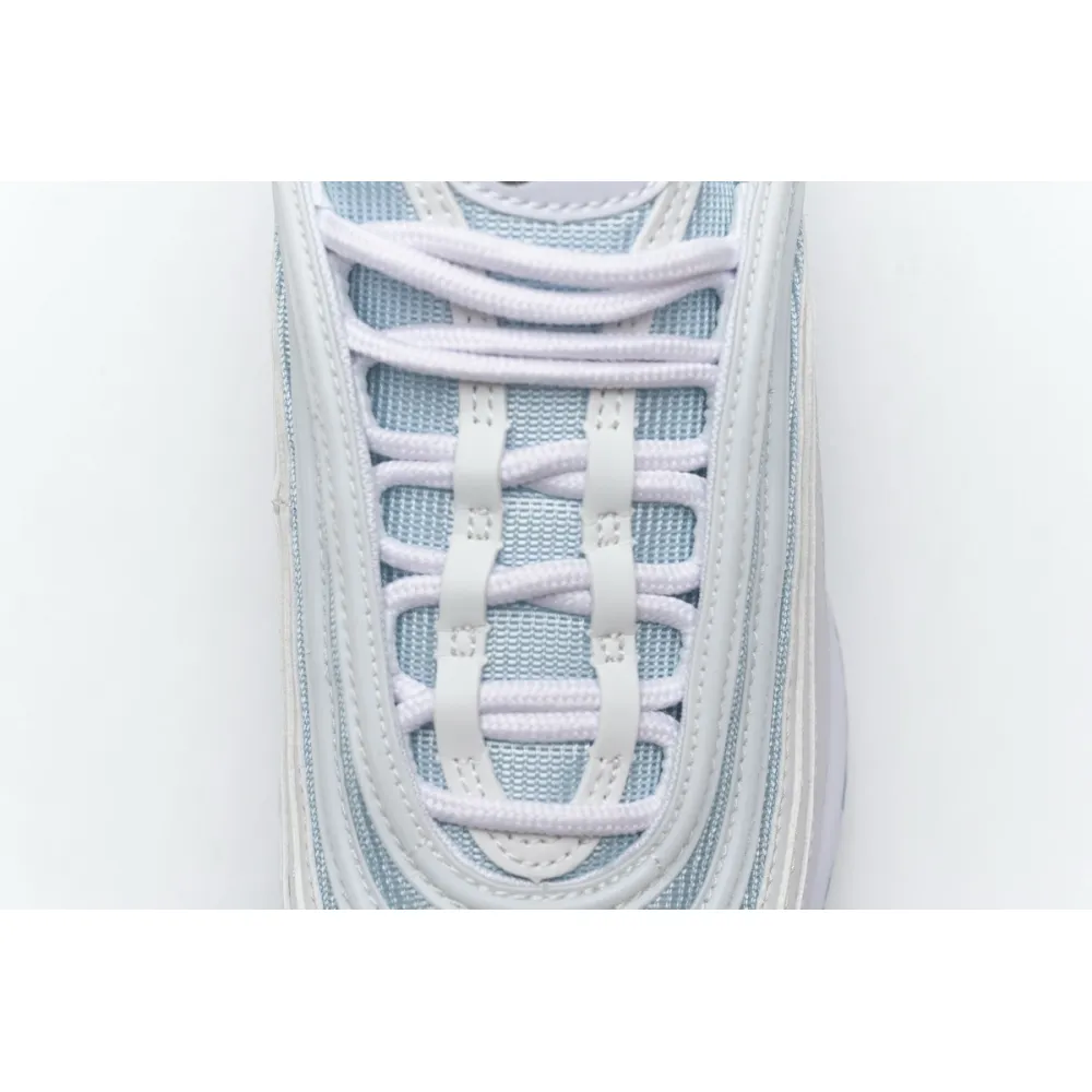 Get Nike Air Max 97 Triple White Wolf Grey 921826-101