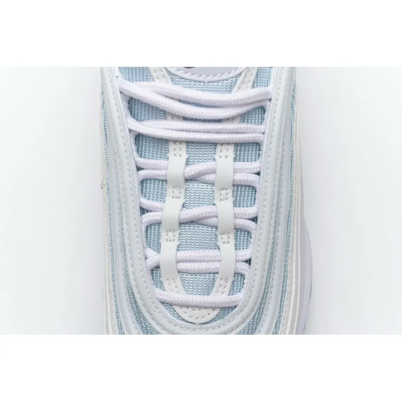 Get Nike Air Max 97 Triple White Wolf Grey 921826-101