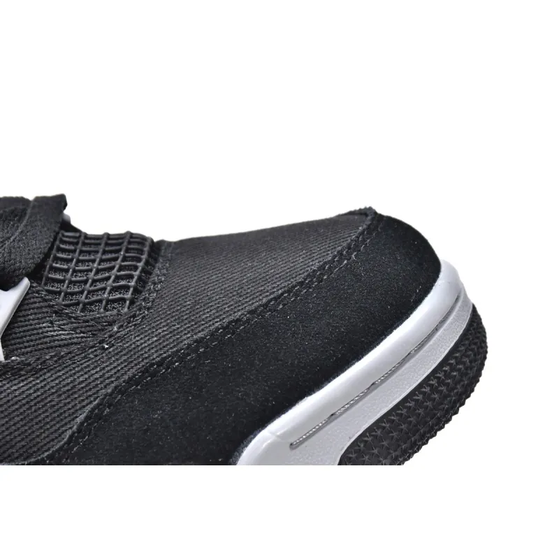 OG Air Jordan 4 Retro Black Canvas DH7138-006
