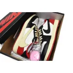 Get Travis Scott x Air Jordan 1 Low Black Red DM7866-166 