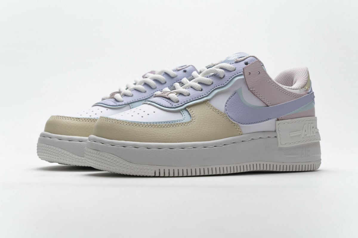 Get Nike Air Force 1 Shadow White Glacier Blue Ghost (W) CI0919-106