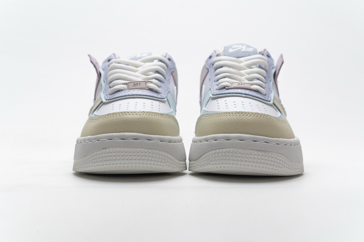 Get Nike Air Force 1 Shadow White Glacier Blue Ghost (W) CI0919-106