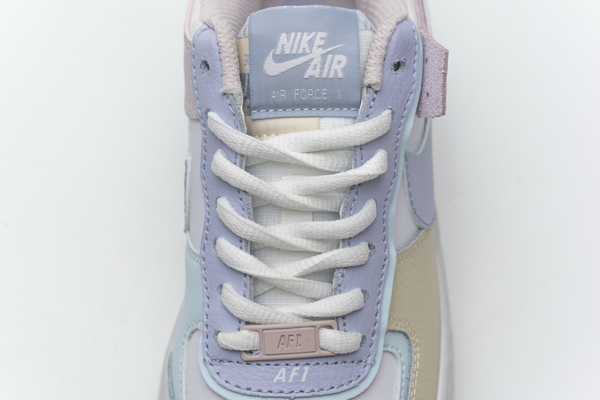Get Nike Air Force 1 Shadow White Glacier Blue Ghost (W) CI0919-106
