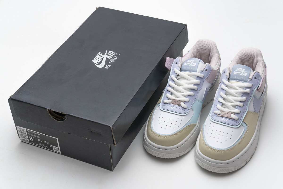 Get Nike Air Force 1 Shadow White Glacier Blue Ghost (W) CI0919-106