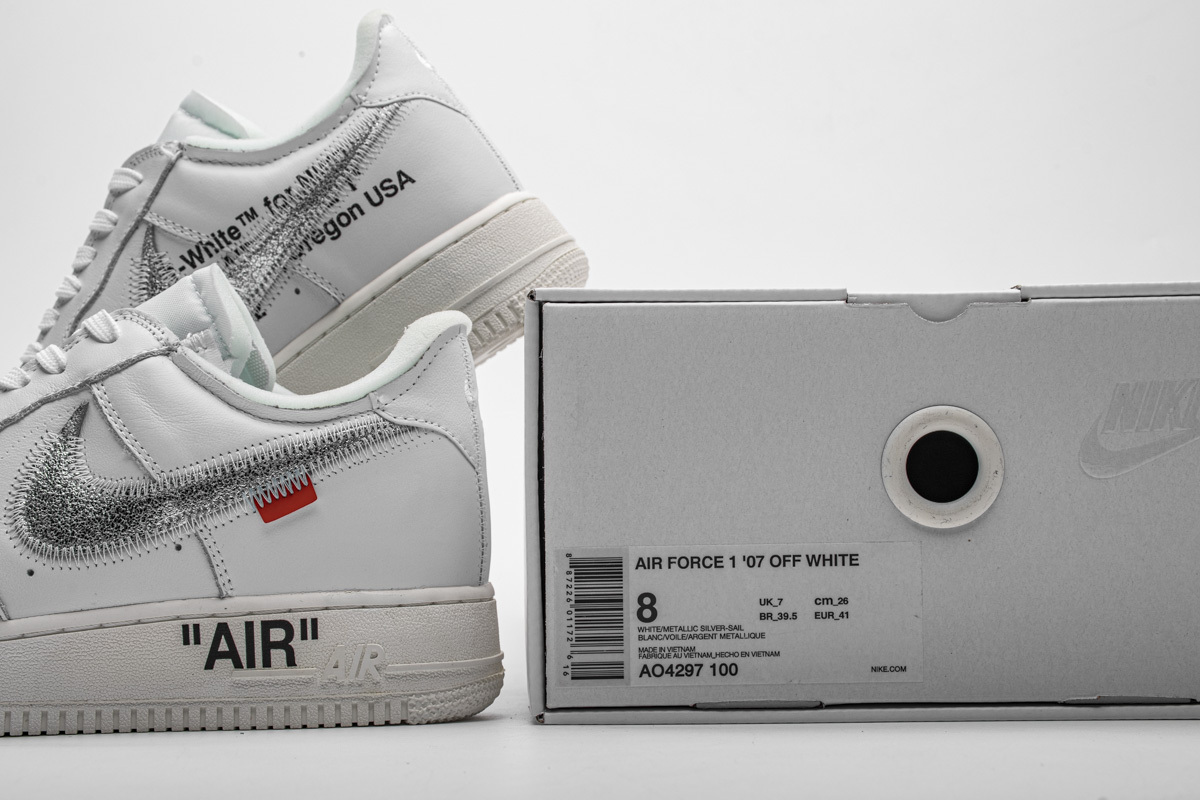 Get Nike Air Force 1 Low Virgil Abloh Off-White AO4297-100