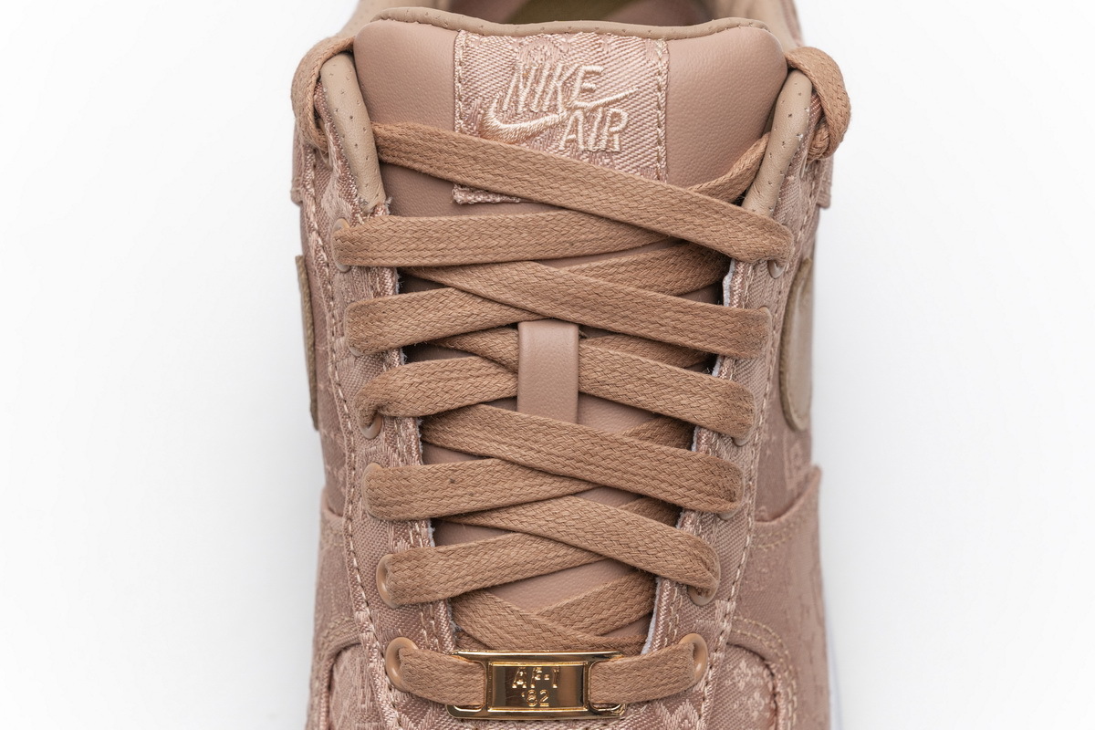 Get Nike Air Force 1 Low Clot Rose Gold Silk CJ5290-600