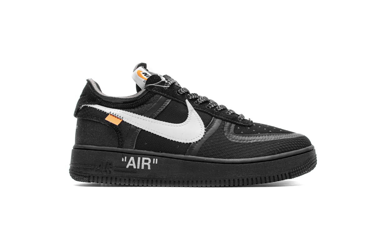 Get Nike Air Force 1 Low Off-White Black White AO4606-001