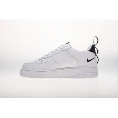 Get Nike Air Force 1 Low Utility White Black AJ7747-100 02