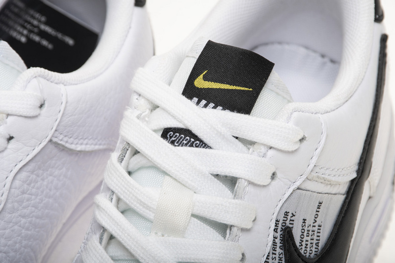 Get Nike Air Force 1 Low Utility White Black AJ7747-100