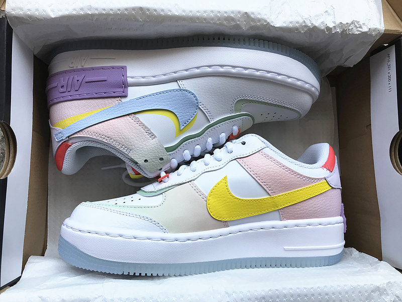 Get Nike Air Force 1 Shadow White Hydrogen Blue Purple (W) CW2630-141