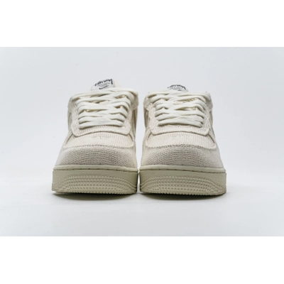 Get Nike Air Force 1 Low Stussy Fossil CZ9084-200 02