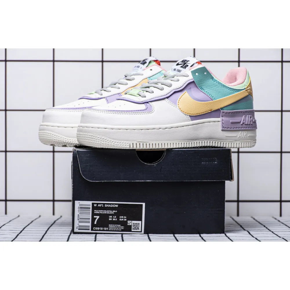 Get Nike Air Force 1 Shadow Pale Ivory (W) CI0919-101