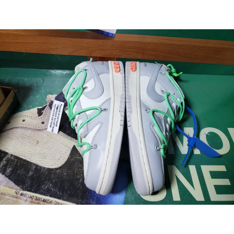 H12 OFF WHITE x Nike Dunk SB Low The 50 NO.26 DM1602-116
