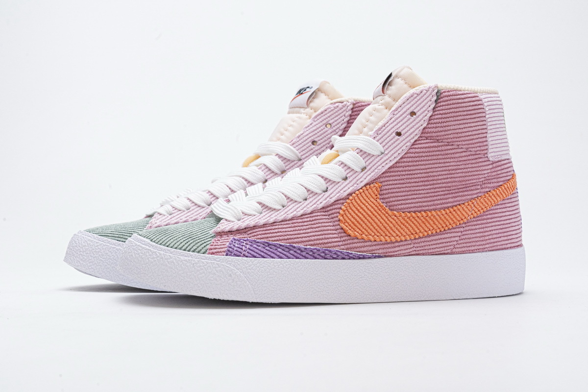 Get Nike Blazer Mid 77 VNTG Green Burgundy Orange CT0715-683