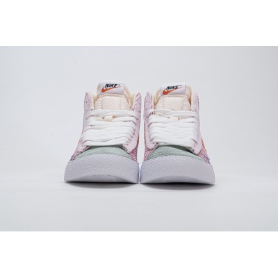 Get Nike Blazer Mid 77 VNTG Green Burgundy Orange CT0715-683 02