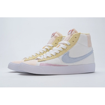 Get Nike Blazer Mid 77 VNTG White Pink Yellow CT0715-148 01