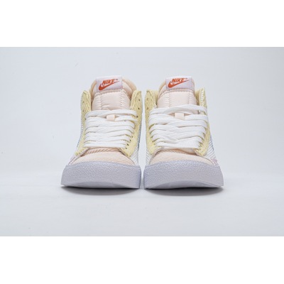 Get Nike Blazer Mid 77 VNTG White Pink Yellow CT0715-148 02