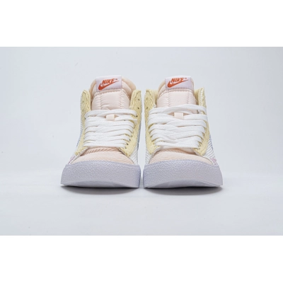 Get Nike Blazer Mid 77 VNTG White Pink Yellow CT0715-148 02