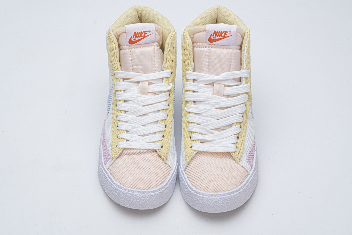 Get Nike Blazer Mid 77 VNTG White Pink Yellow CT0715-148