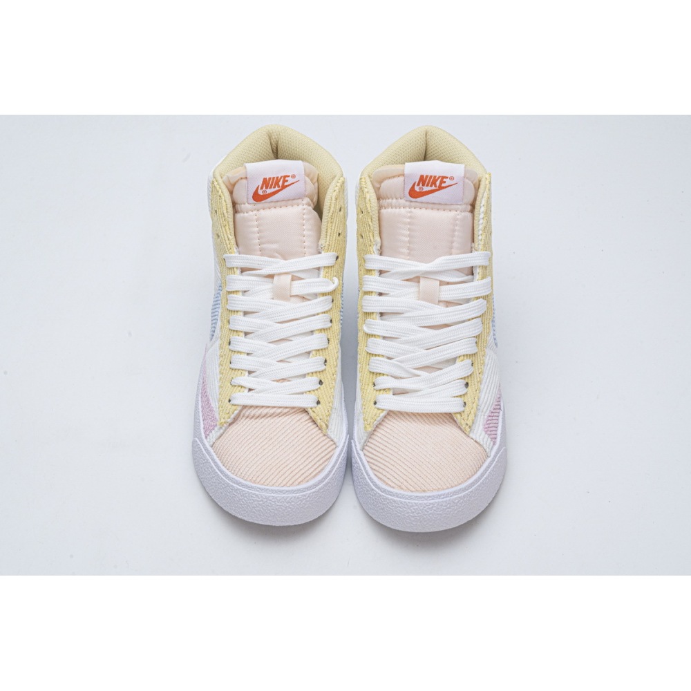 Get Nike Blazer Mid 77 VNTG White Pink Yellow CT0715-148