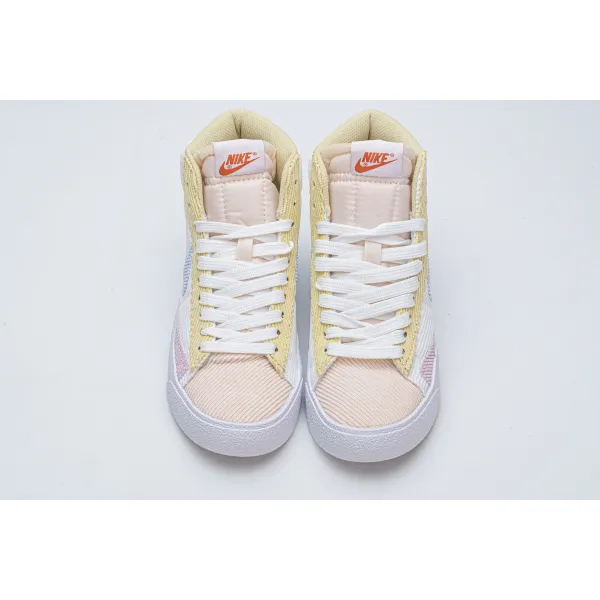 Get Nike Blazer Mid 77 VNTG White Pink Yellow CT0715-148
