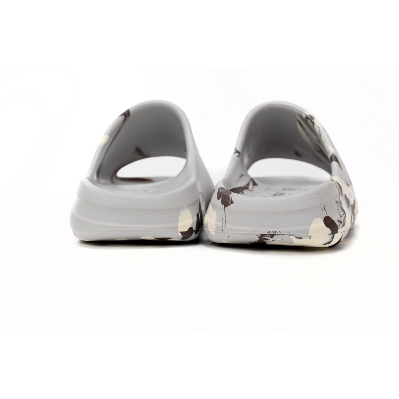 Get Yeezy Slide Enflame Oil Painting White Grey GZ5553