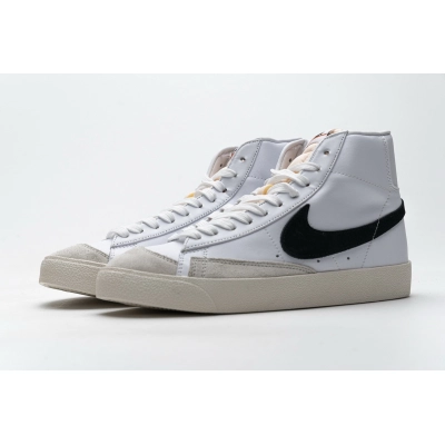 Get Nike Blazer Mid 77 White Black (W) CZ1055-100 01