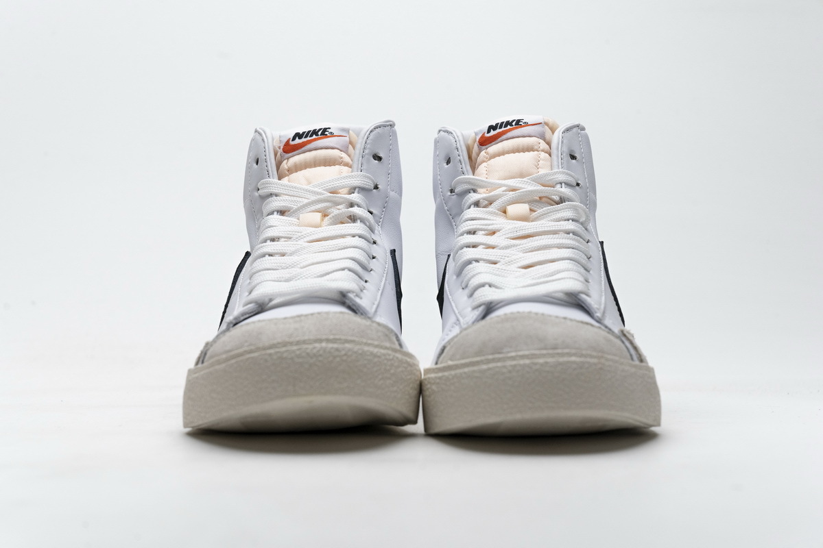 Get Nike Blazer Mid 77 White Black (W) CZ1055-100