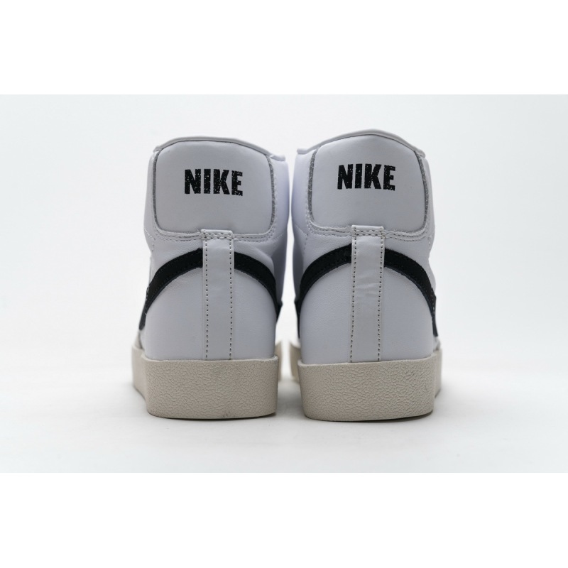 Get Nike Blazer Mid 77 White Black (W) CZ1055-100