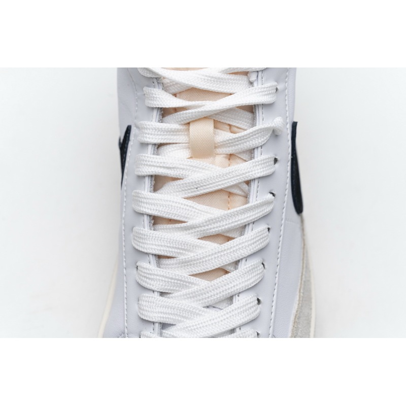 Get Nike Blazer Mid 77 White Black (W) CZ1055-100