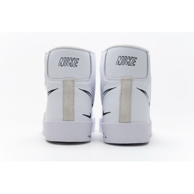 Get Nike Blazer Mid 77 Sketch White Black CW7580-101