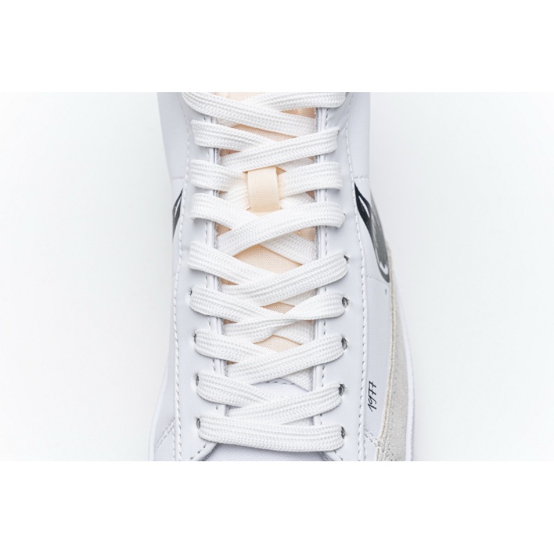 Get Nike Blazer Mid 77 Sketch White Black CW7580-101
