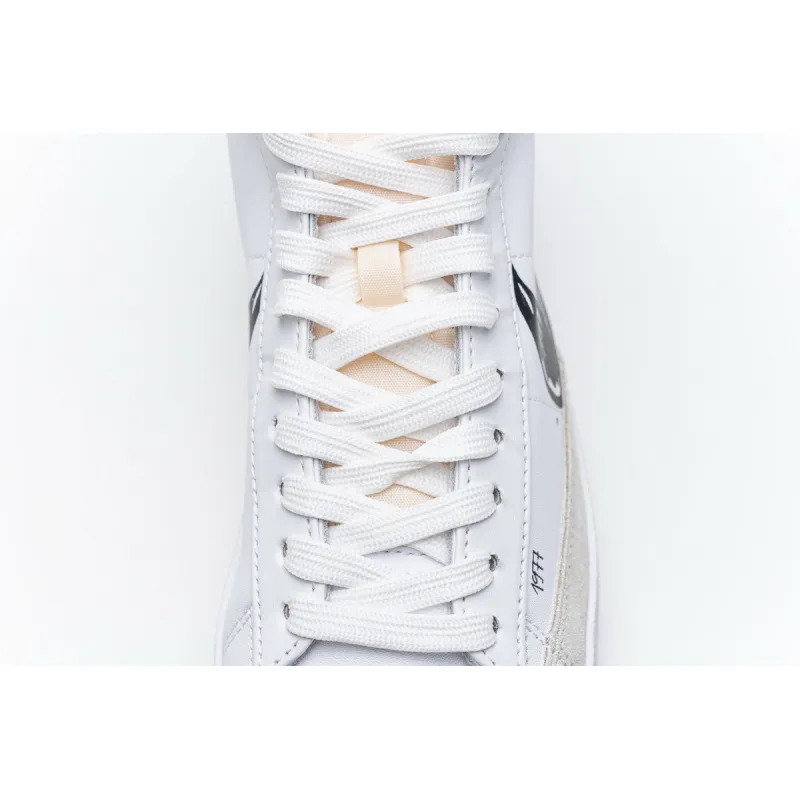 Get Nike Blazer Mid 77 Sketch White Black CW7580-101